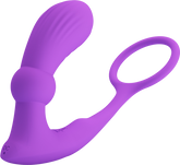 Pretty Love Warren USB Rechargeable 12 Function Prostate Massager Purple Prostate Toys